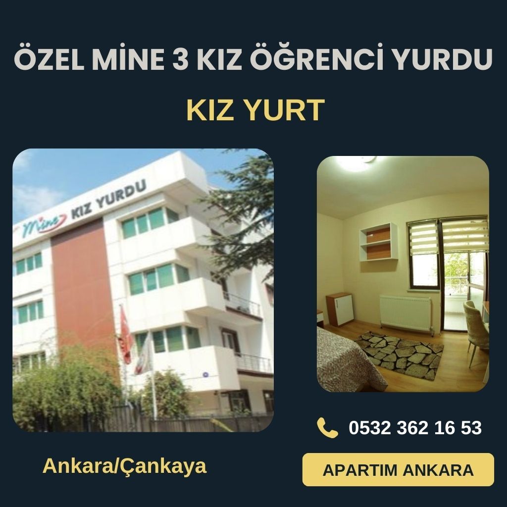 Özel Mine 3 Kız Öğrenci Yurdu