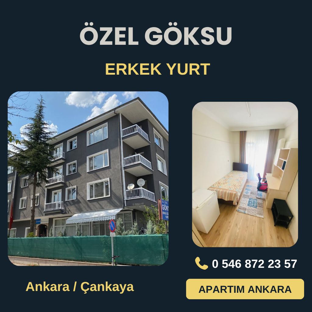Ankara Özel Göksu Erkek Yurdu