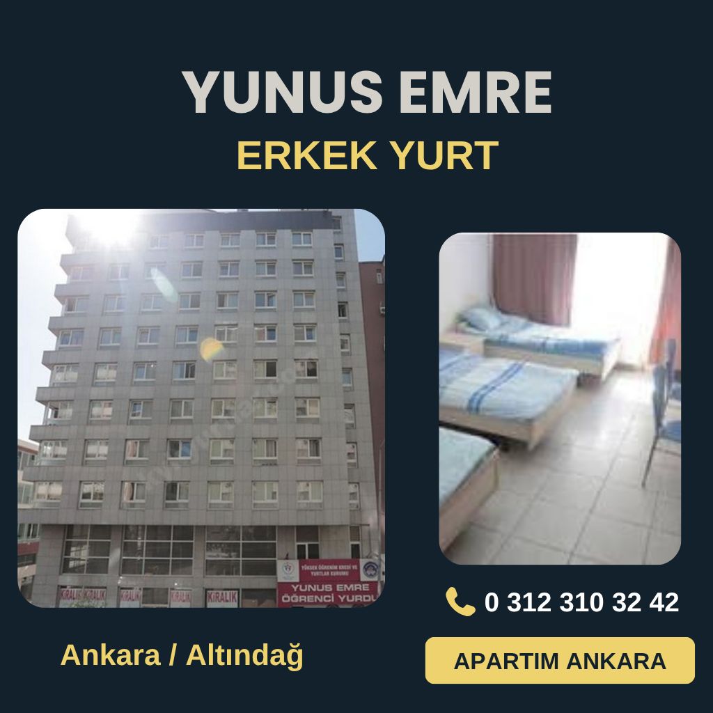 Yüksek Öğrenim Kredi Ve Yurtlar Kurumu Yunus Emre Erkek Öğrenci Yurdu